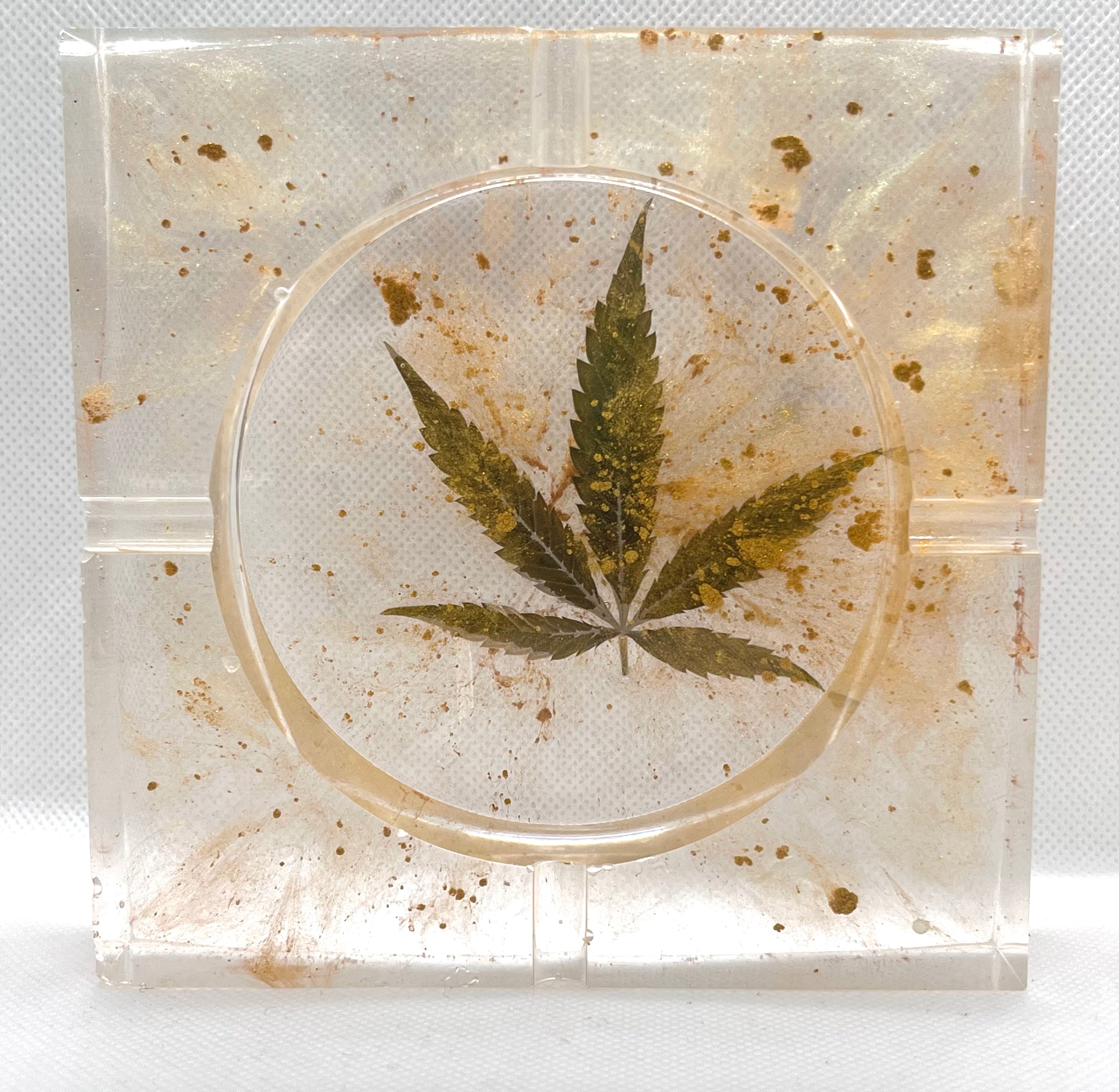 Actual Hemp Leaf | Ashtray