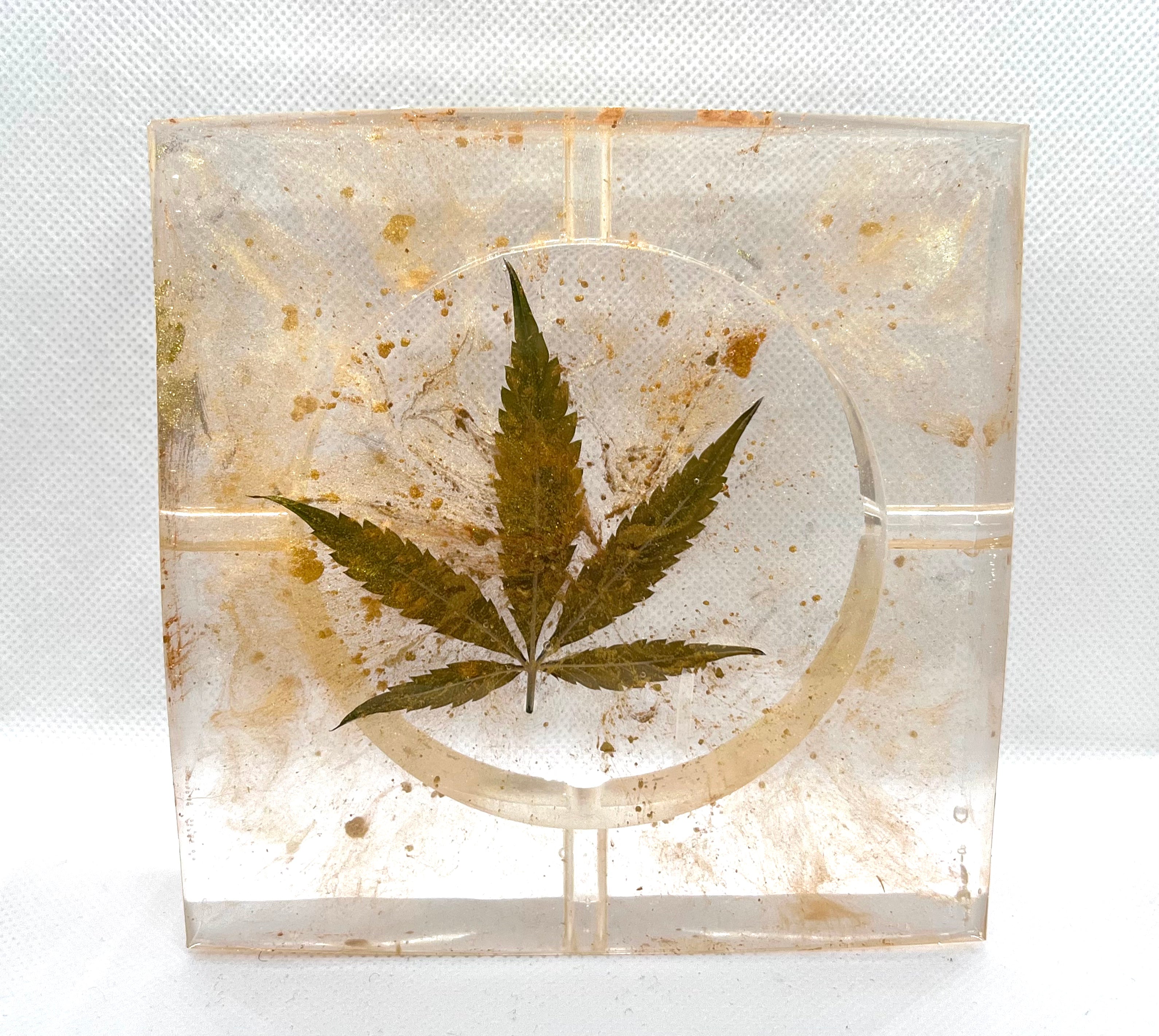 Actual Hemp Leaf | Ashtray